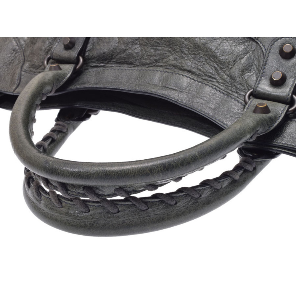 Balenciaga The City Green Lambskin 2way HandBag - Picture 3 of 11